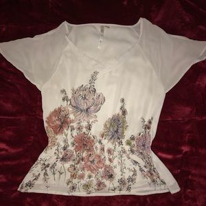 Beautiful Light Gray Lauren Conrad blouse XS